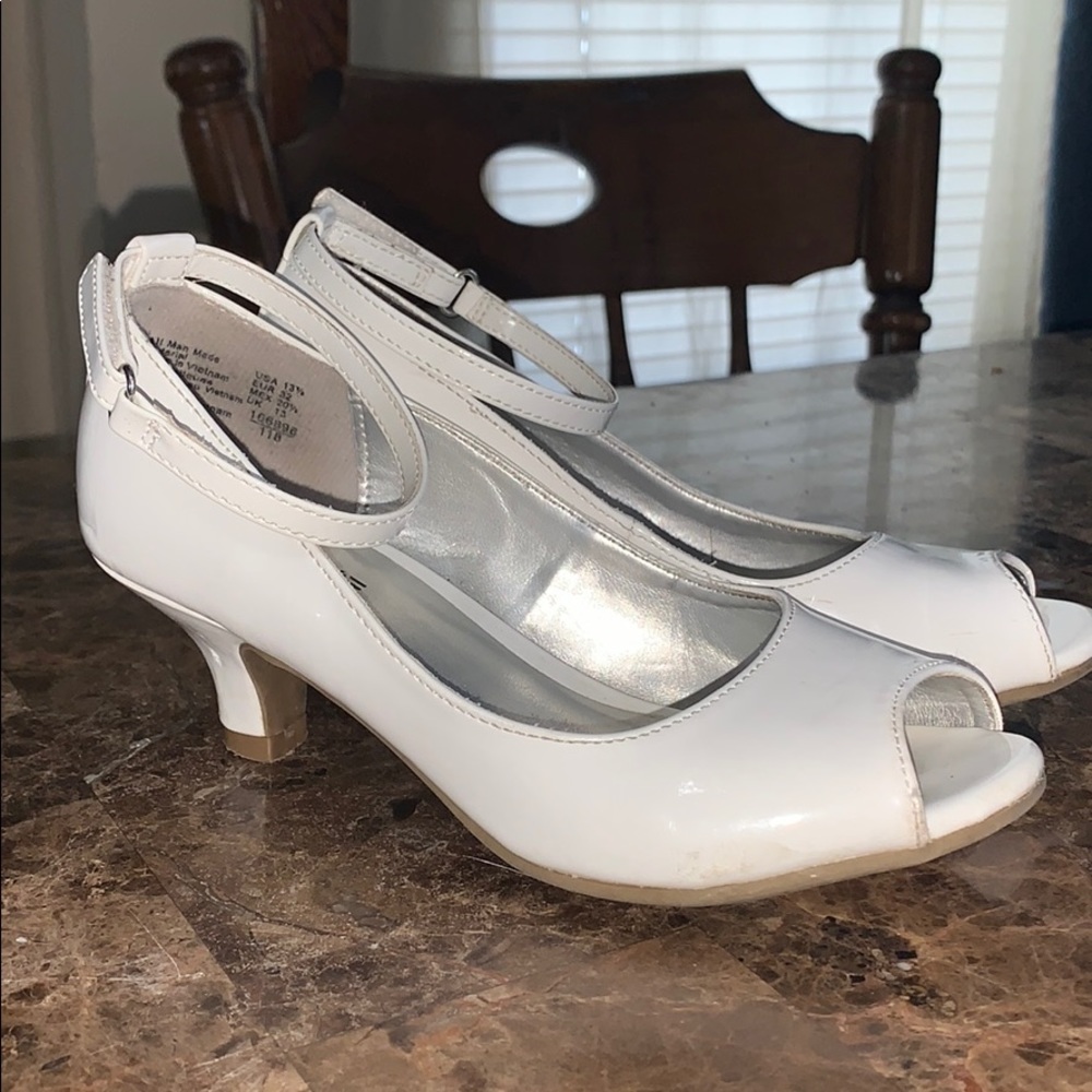 AE White High Heels